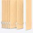 Van Gogh Knightley Straw Vertical Blinds Replacement Slats - Zen Shades
