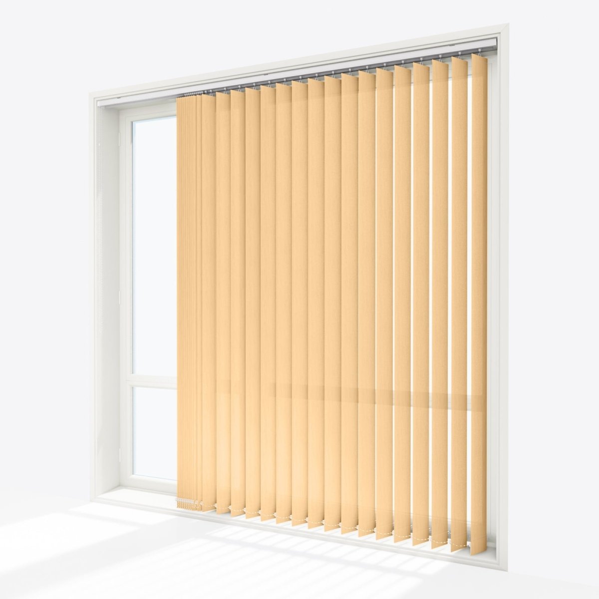 Van Gogh Knightley Straw Vertical Blinds Replacement Slats - Zen Shades