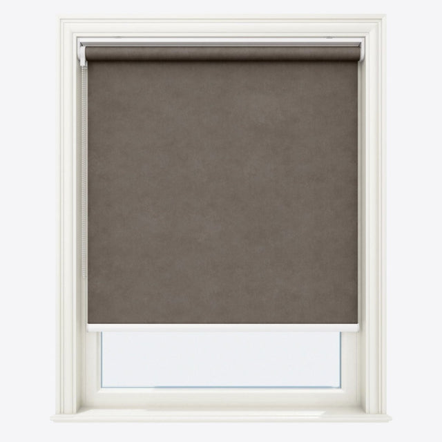 Velvet Mink Brown Blackout Roller Blinds - Zen Shades