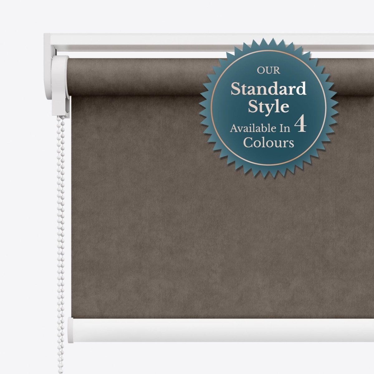 Velvet Mink Brown Blackout Roller Blinds - Zen Shades