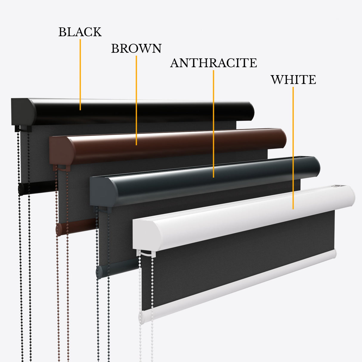 Vogue Black Panther Roller Blinds - Zen Blinds