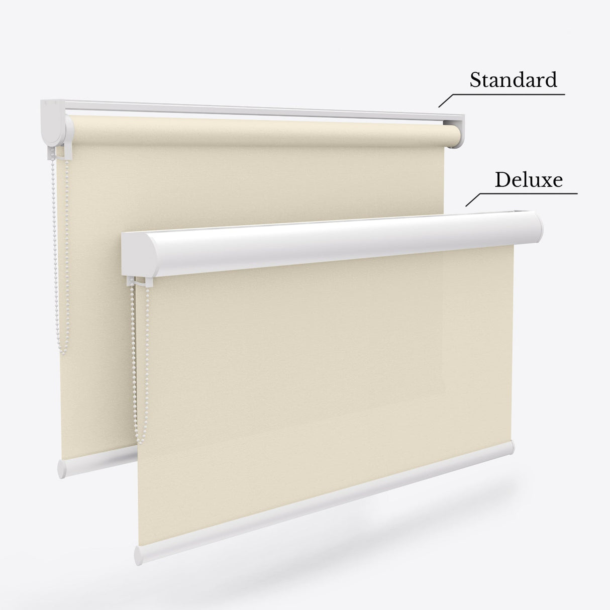 Vogue Chalk Beige Roller Blinds - Zen Blinds