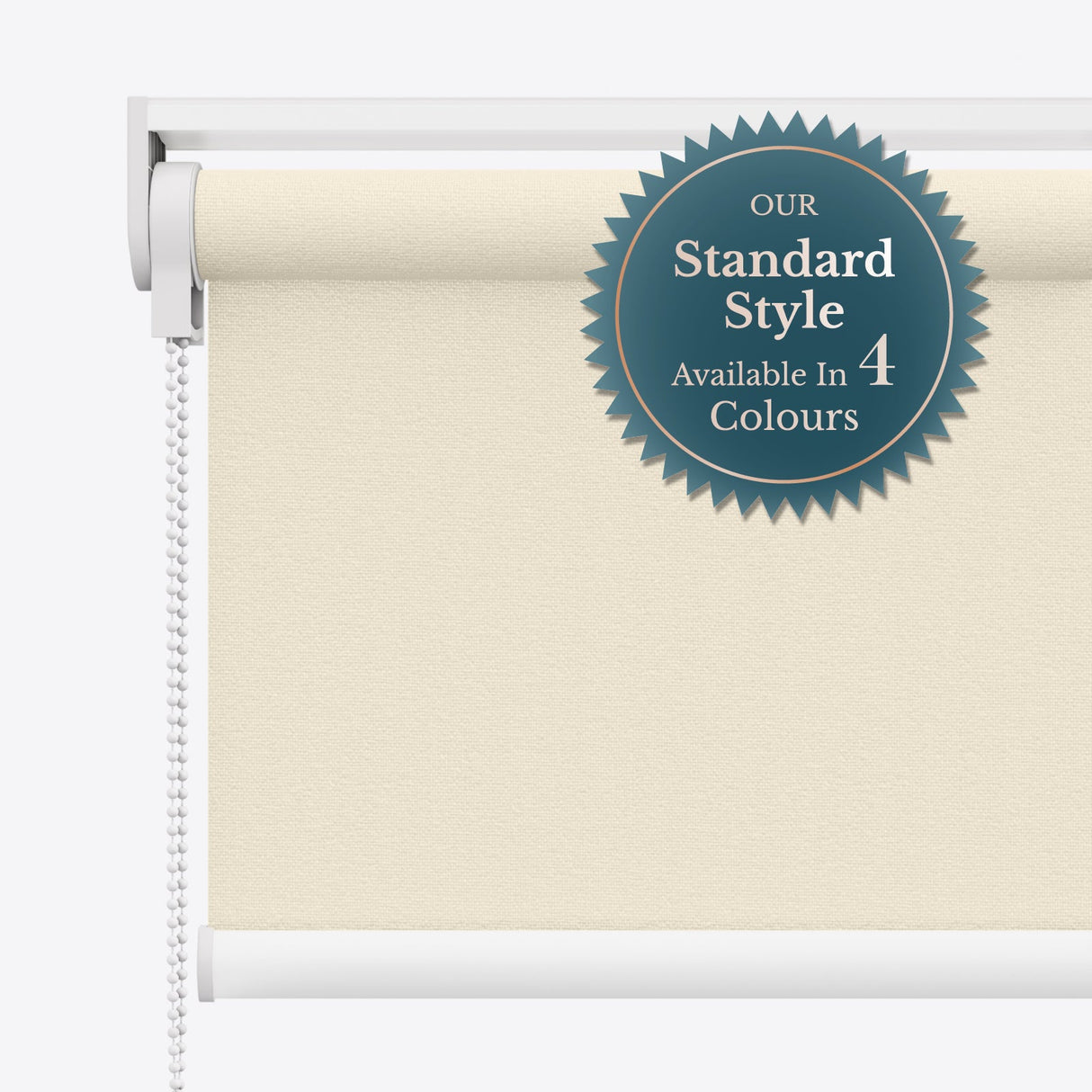 Vogue Chalk Beige Roller Blinds - Zen Blinds