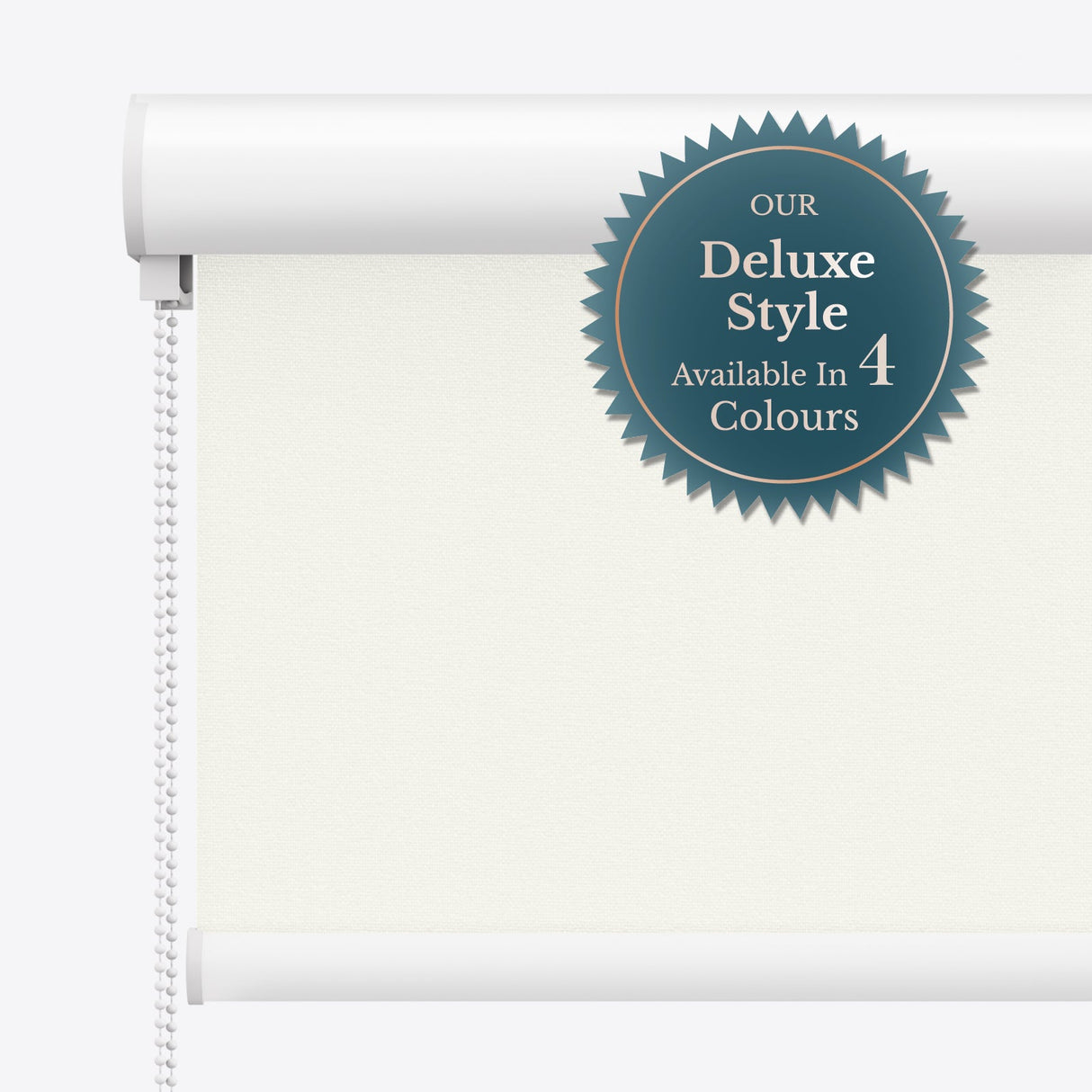 Vogue Fog White Roller Blinds - Zen Blinds