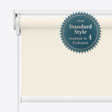Vogue Pepper White Roller Blinds - Zen Blinds