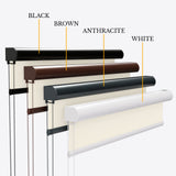 Vogue Pepper White Roller Blinds - Zen Blinds