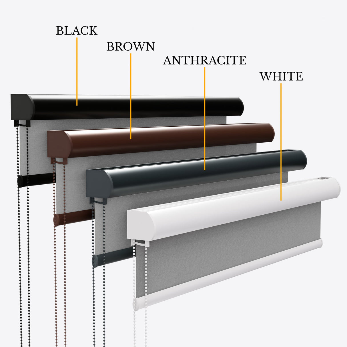 Vogue Rock Grey Roller Blinds - Zen Blinds